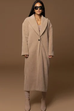 Sand Chelsie Longline Coat*JLUXLABEL Discount