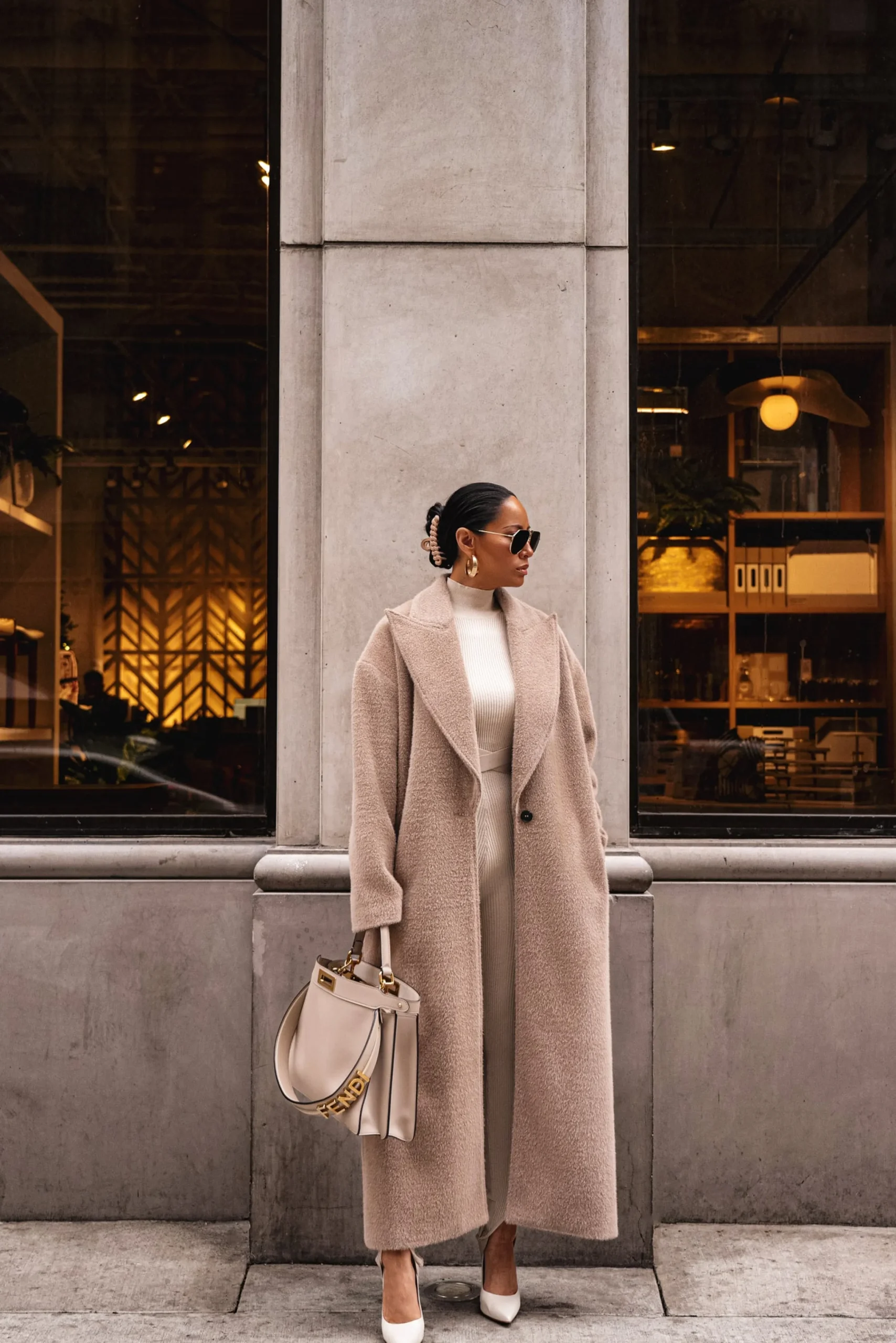 Sand Chelsie Longline Coat*JLUXLABEL Discount