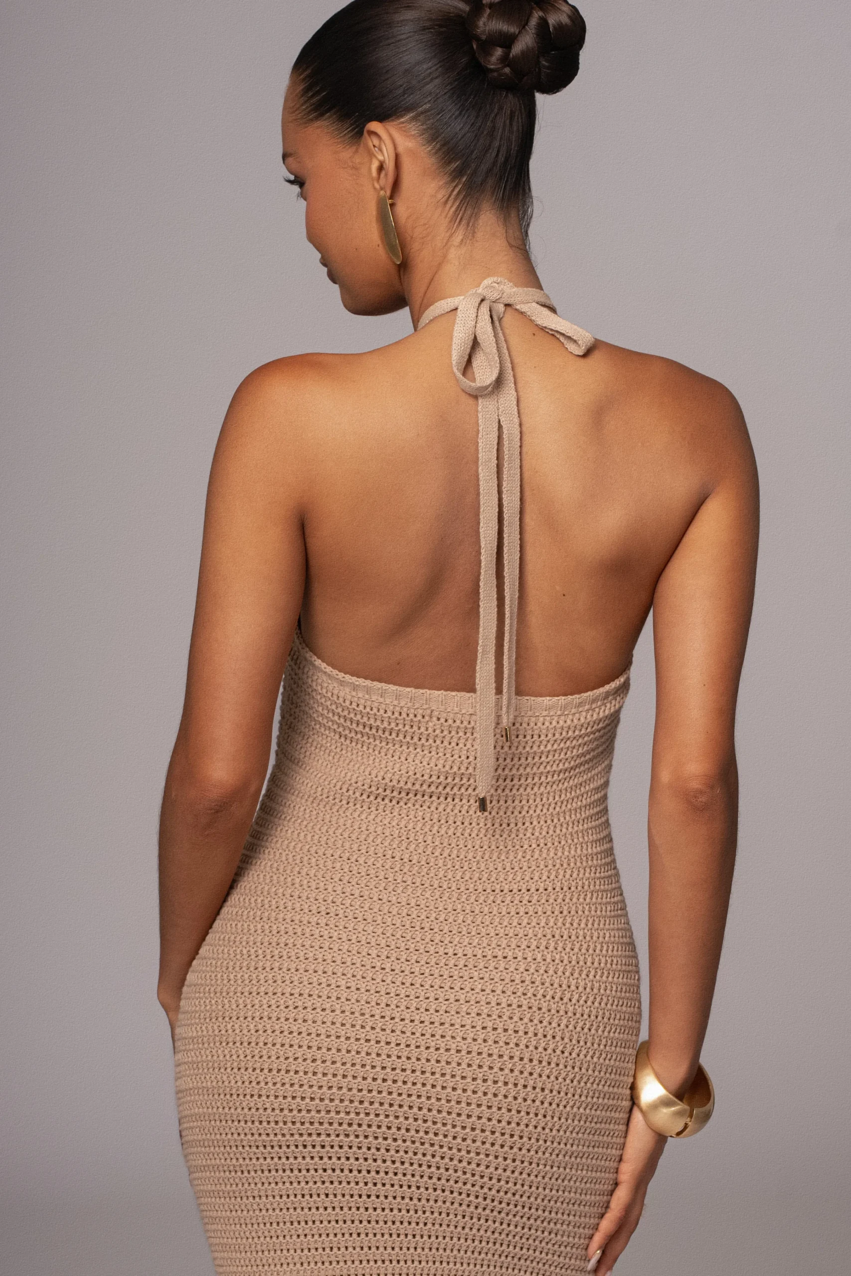 Sand Overseas Halter Maxi Dress*JLUXLABEL Best