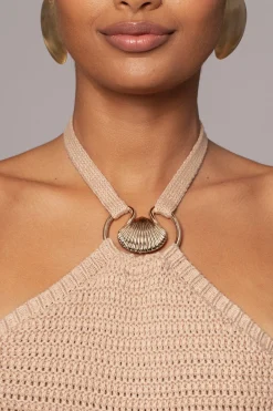 Sand Overseas Halter Maxi Dress*JLUXLABEL Best