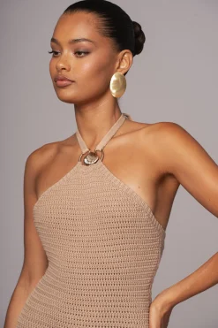 Sand Overseas Halter Maxi Dress*JLUXLABEL Best