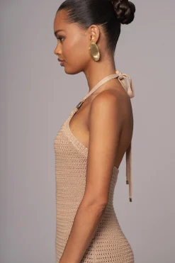 Sand Overseas Halter Maxi Dress*JLUXLABEL Best