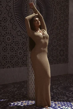 Sand Sol Sweater Knit Dress*JLUXLABEL Sale