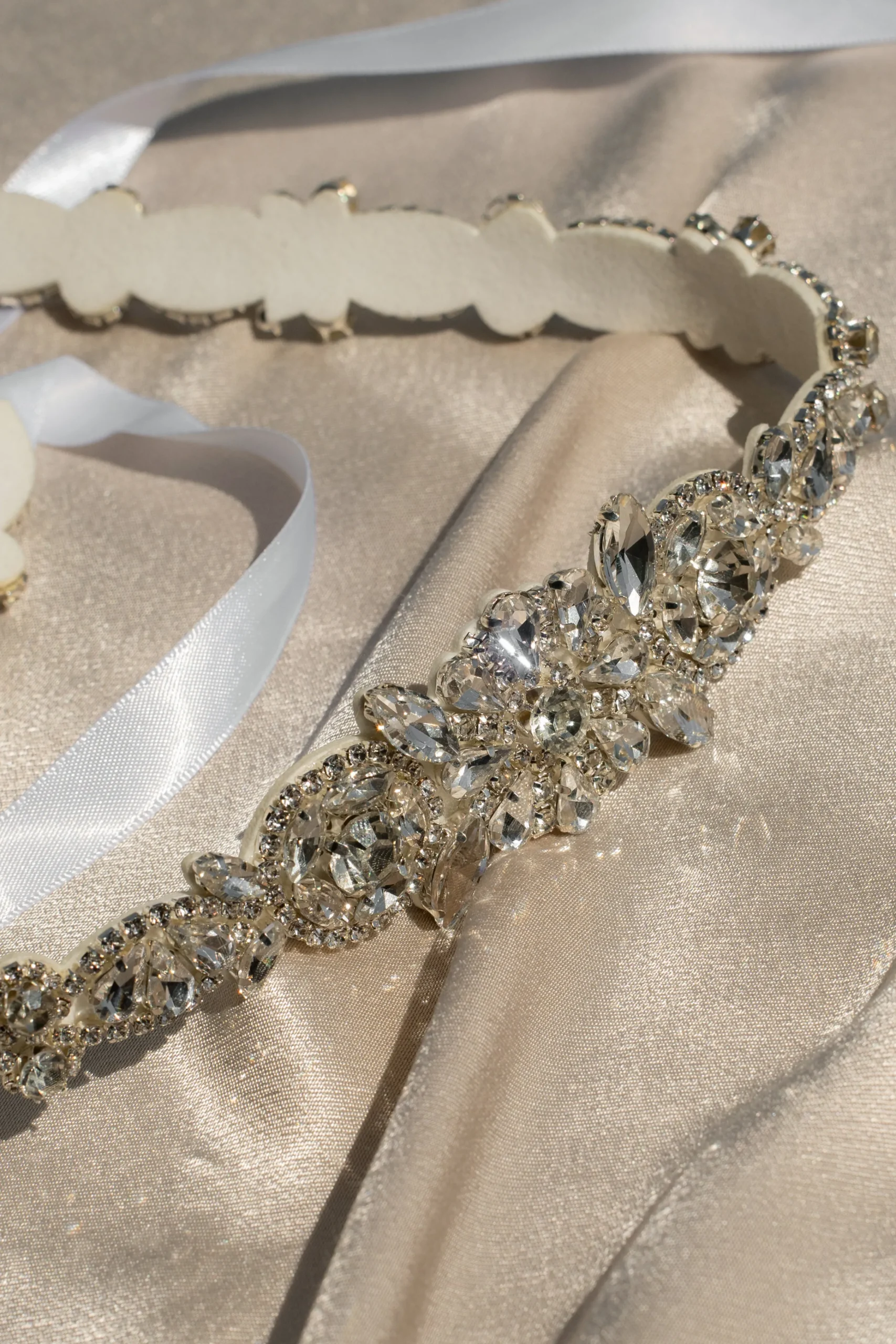 Silver Eternal Love Bridal Sash*JLUXLABEL Fashion