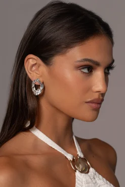 Silver Rava Earrings*JLUXLABEL Hot