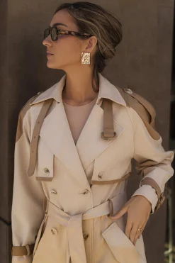 Tan Elite Suede Coat*JLUXLABEL Discount