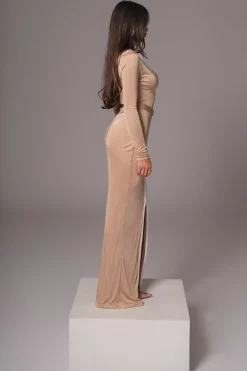 Tan Juki Maxi Dress*JLUXLABEL Outlet