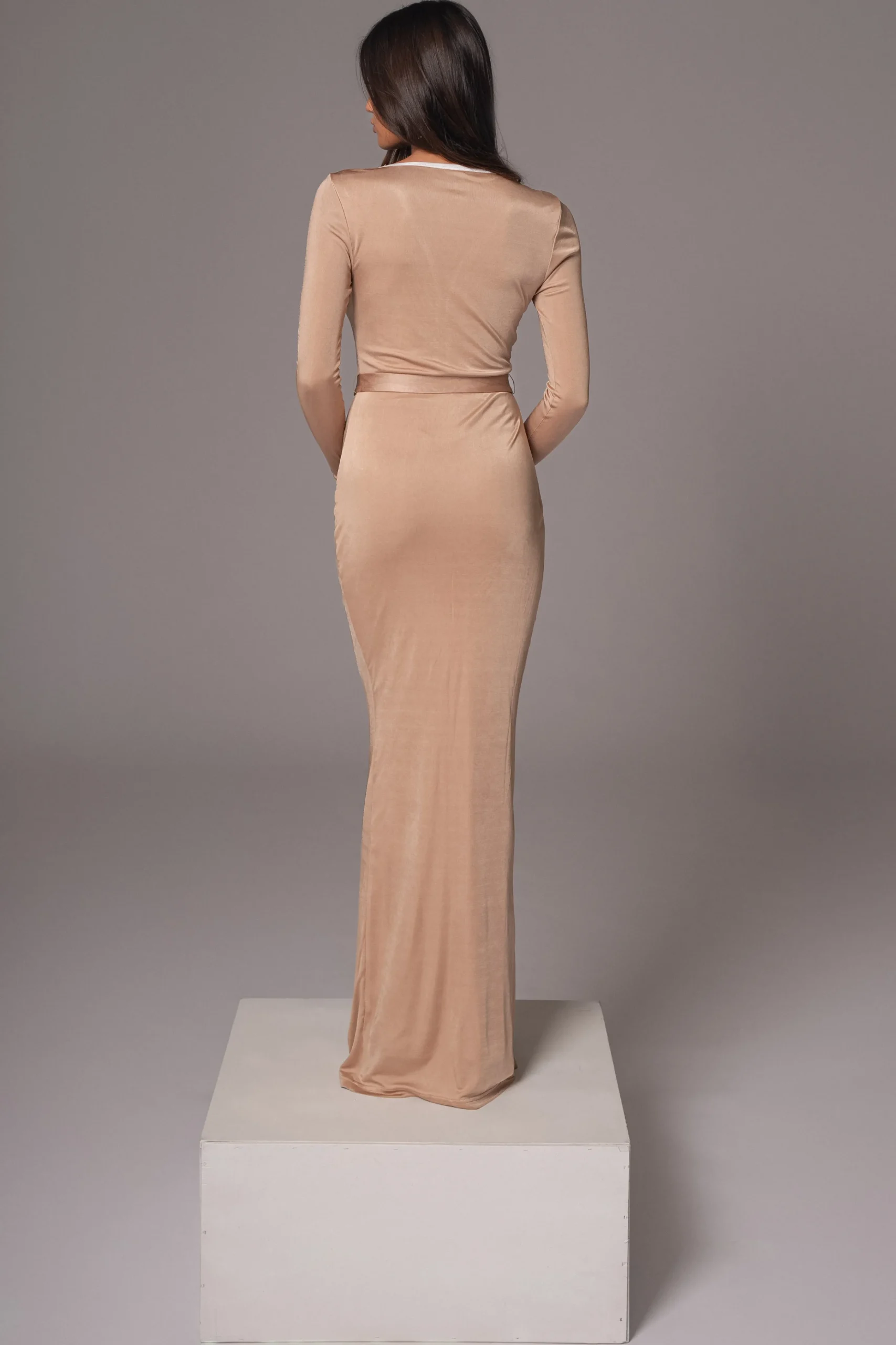 Tan Juki Maxi Dress*JLUXLABEL Outlet