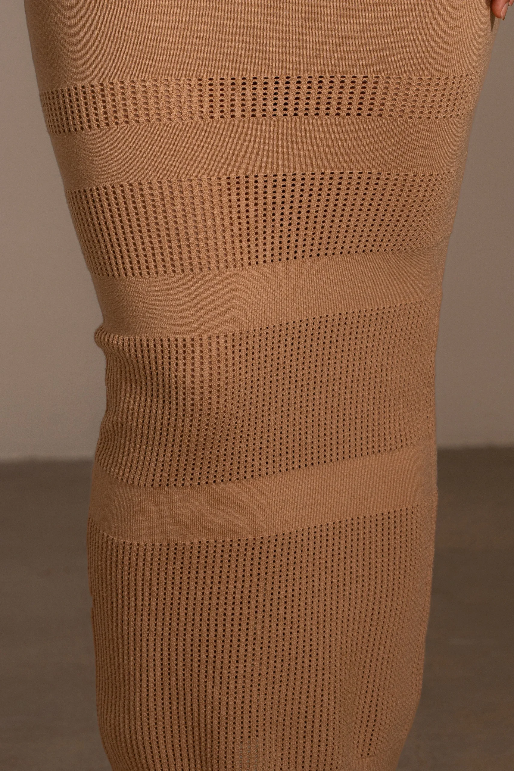 Tan Lina Knit Maxi Skirt*JLUXLABEL New