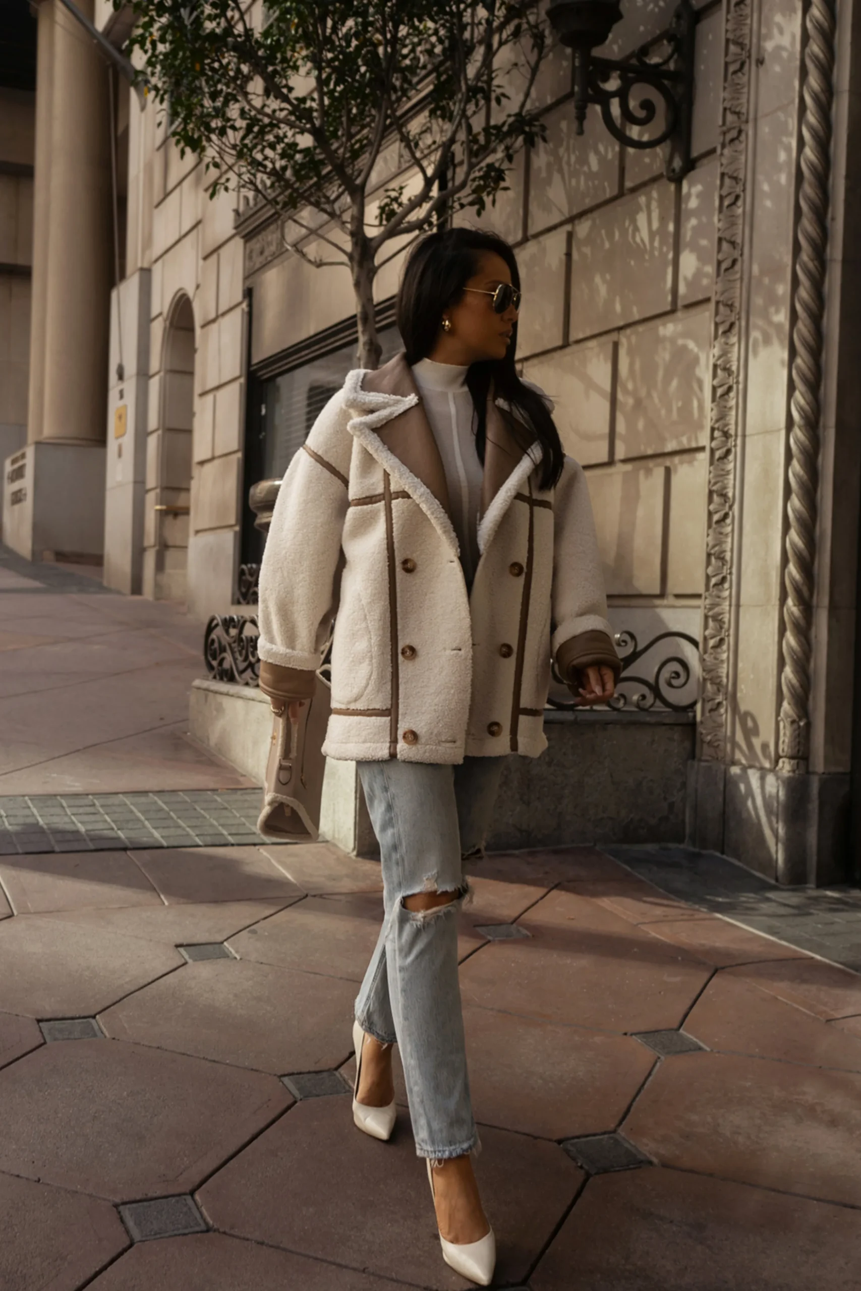 Tan Never Settle Reversible Teddy Jacket*JLUXLABEL Online