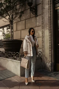 Tan Never Settle Reversible Teddy Jacket*JLUXLABEL Online