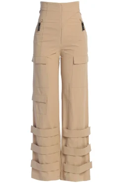 Tan Nyah Nylon Utility Pants*JLUXLABEL Best