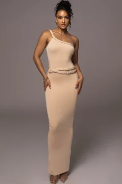 Tan One Of One Maxi Dress*JLUXLABEL New