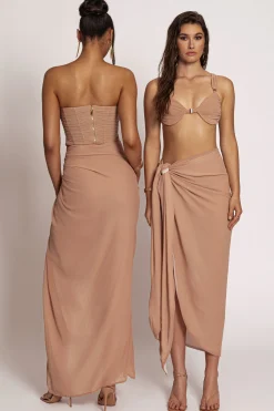 Tan Uncharted Waters Sarong*JLUXLABEL Sale