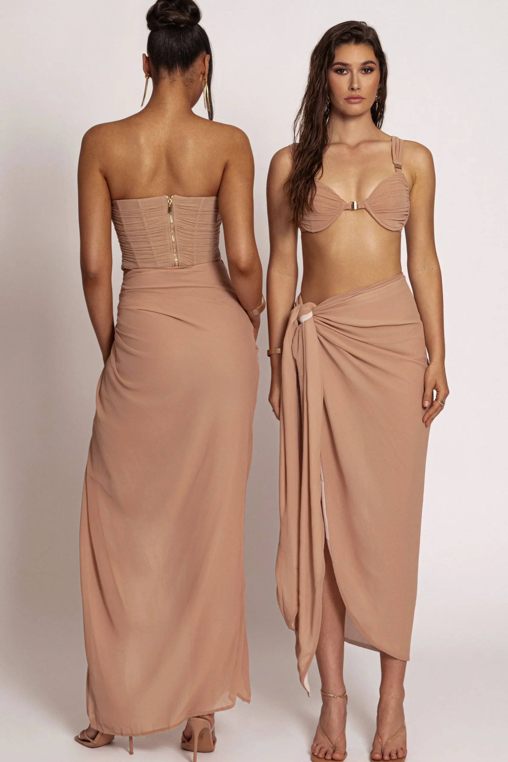 Tan Uncharted Waters Sarong*JLUXLABEL Sale