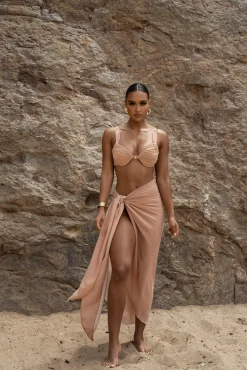 Tan Uncharted Waters Sarong*JLUXLABEL Sale