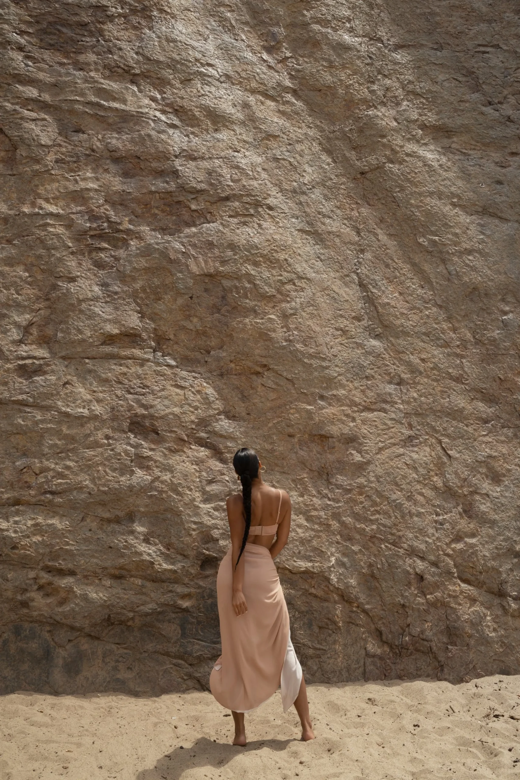 Tan Uncharted Waters Sarong*JLUXLABEL Sale