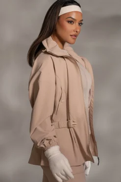 Tan Willow Belted Jacket*JLUXLABEL Fashion