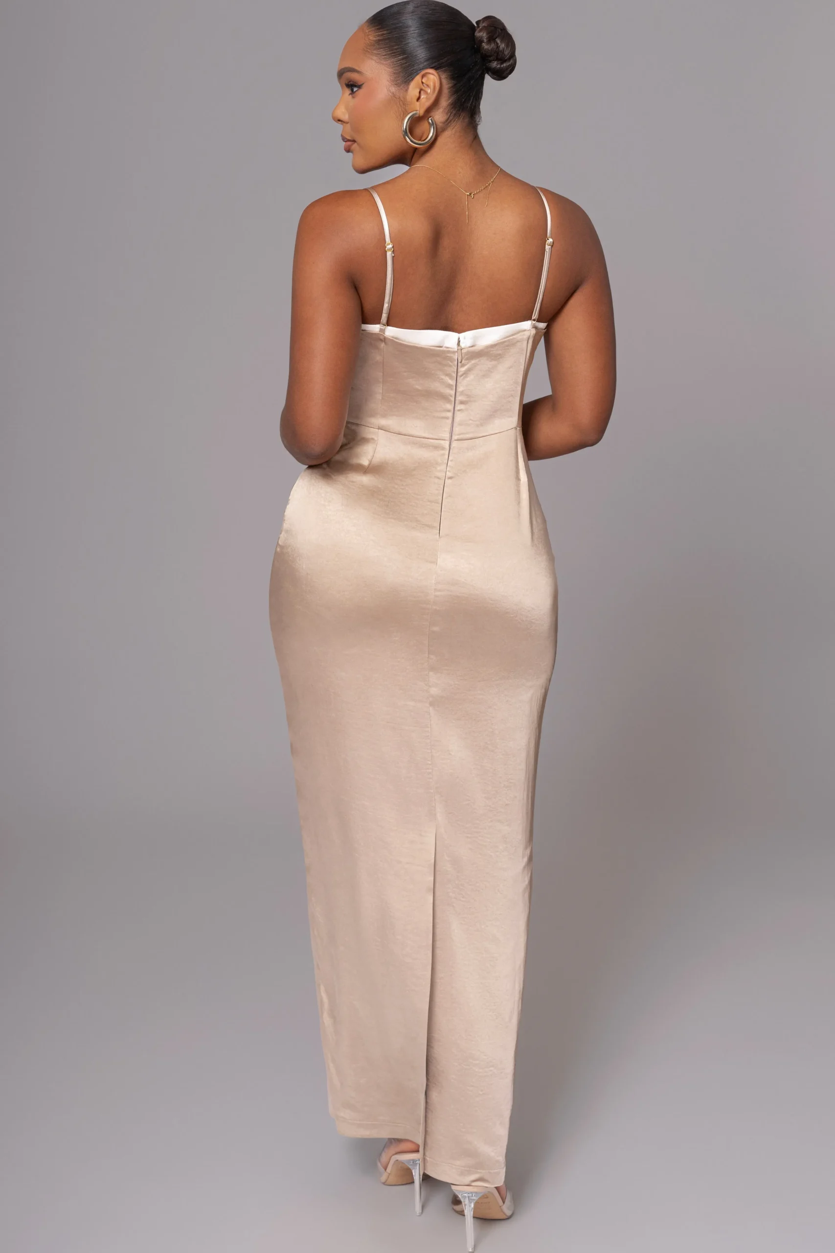 Taupe Moment In Time Maxi Dress*JLUXLABEL Best
