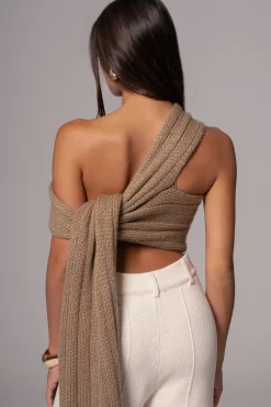 Taupe Soft Life Cable Knit Sweater Top*JLUXLABEL Discount