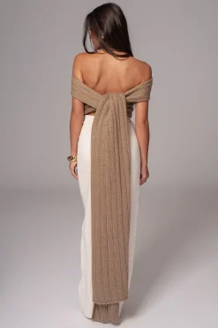 Taupe Soft Life Cable Knit Sweater Top*JLUXLABEL Discount