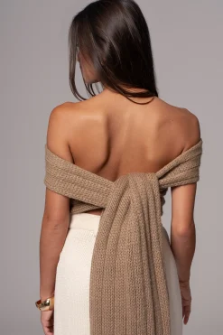 Taupe Soft Life Cable Knit Sweater Top*JLUXLABEL Discount