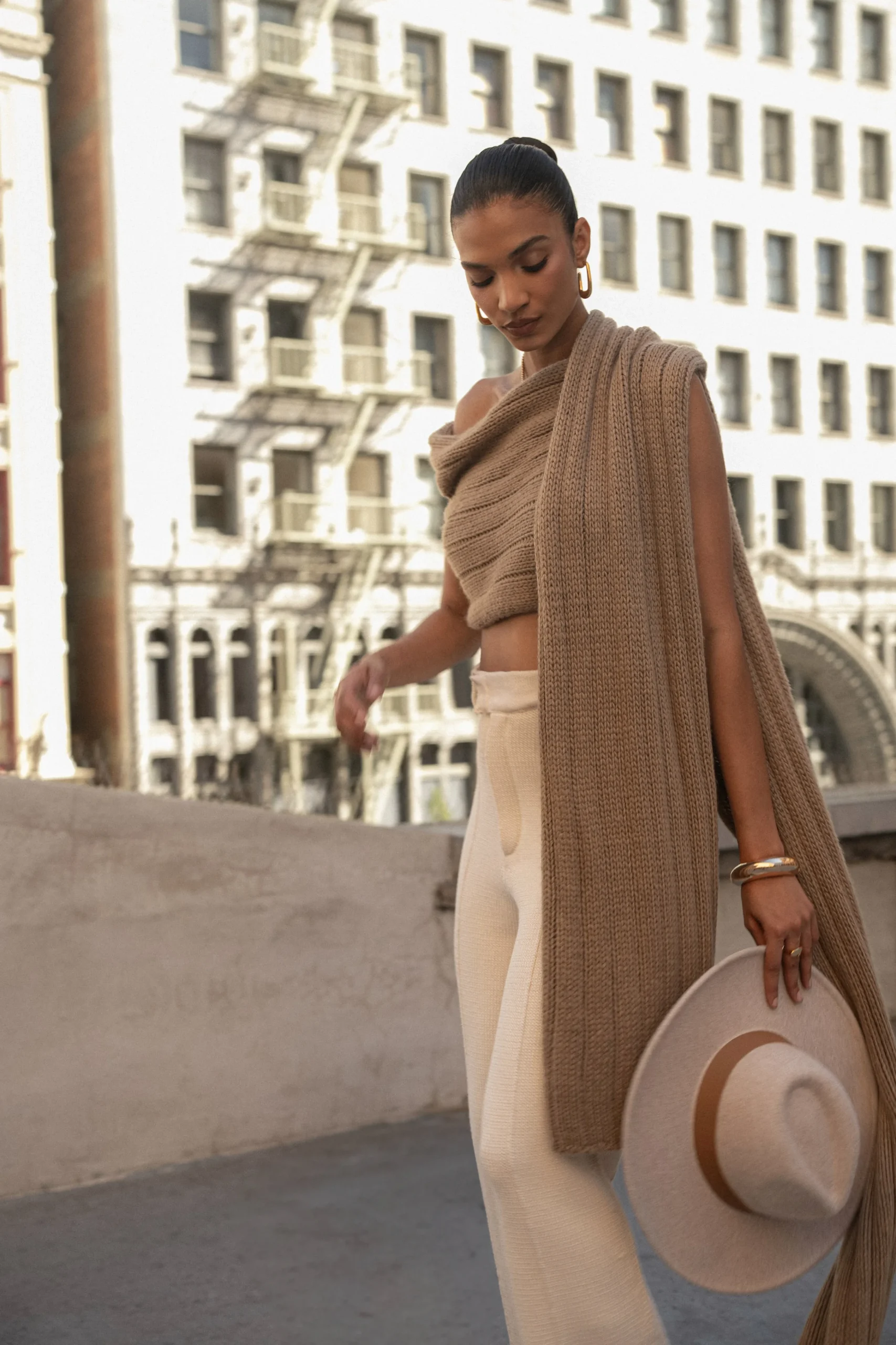 Taupe Soft Life Cable Knit Sweater Top*JLUXLABEL Discount