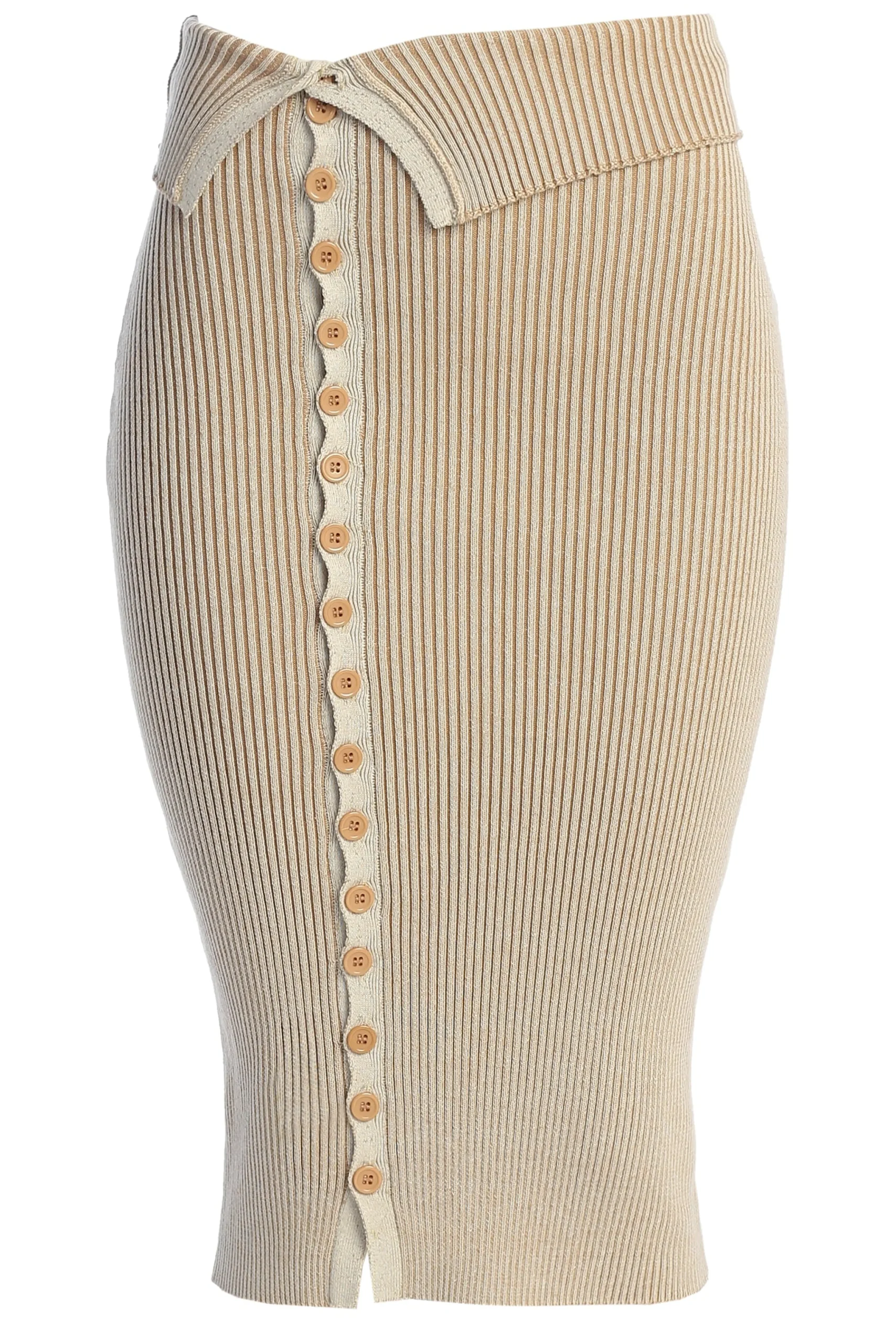 Taupe/White Over The Top Skirt*JLUXLABEL Discount