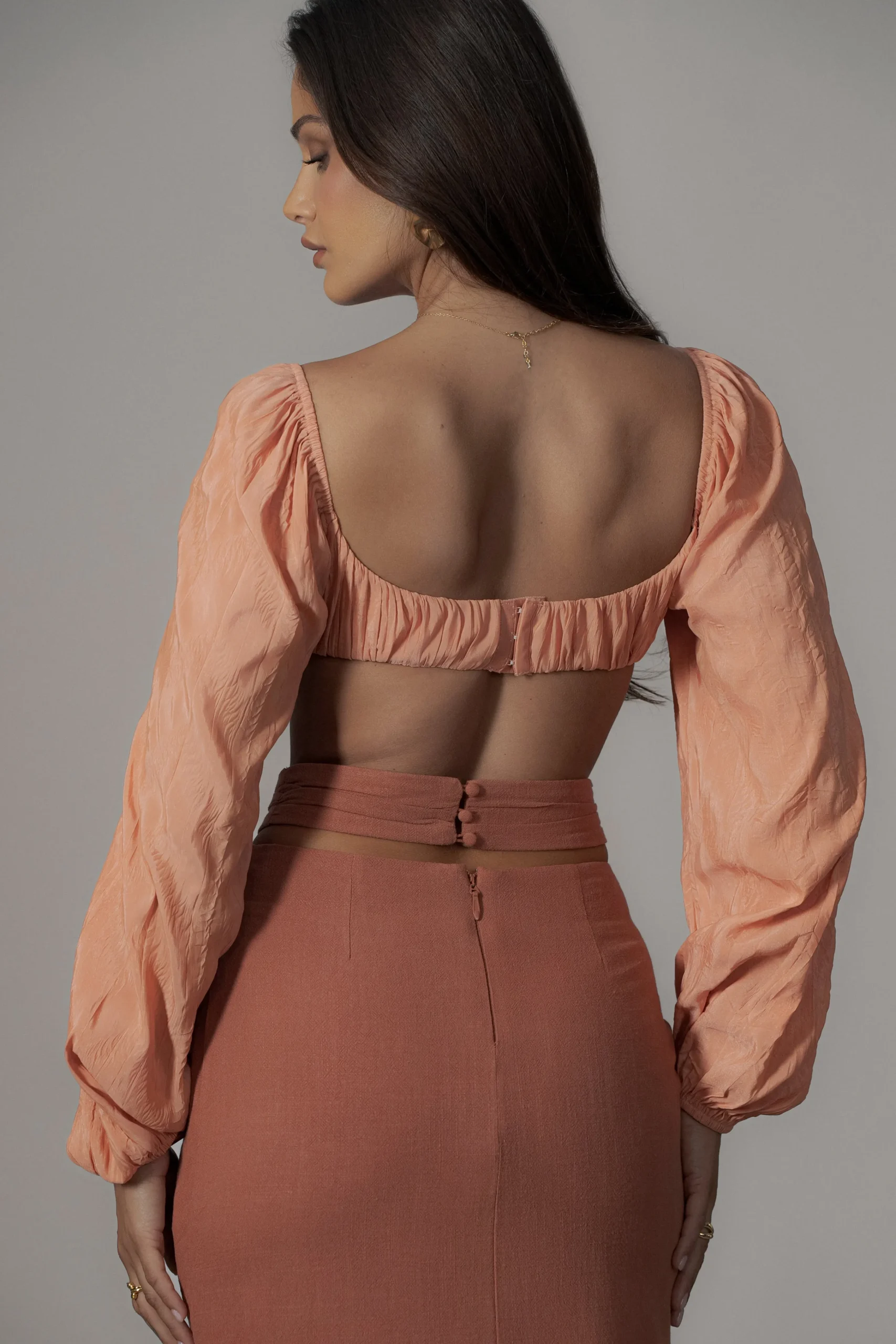 Terra Cotta Dreamland Linen Skirt*JLUXLABEL Fashion