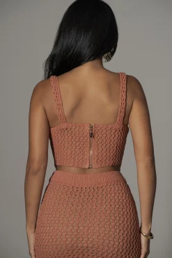 Terra Cotta Sea Depths Maxi Skirt*JLUXLABEL Online