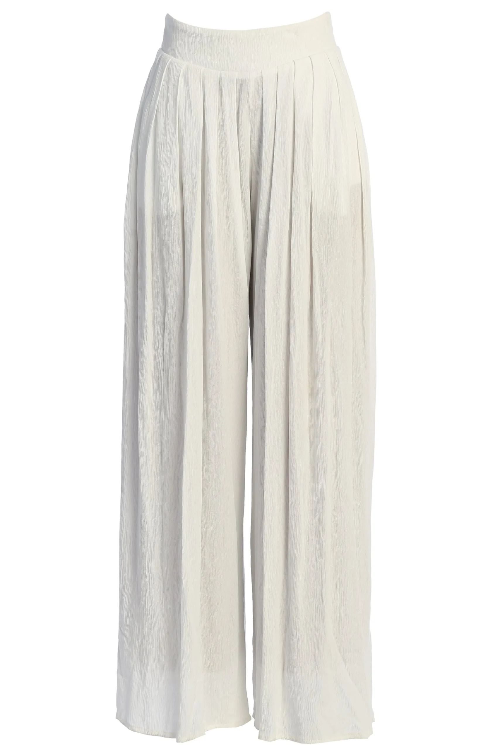 White After Sunset Pleated Pants*JLUXLABEL Fashion