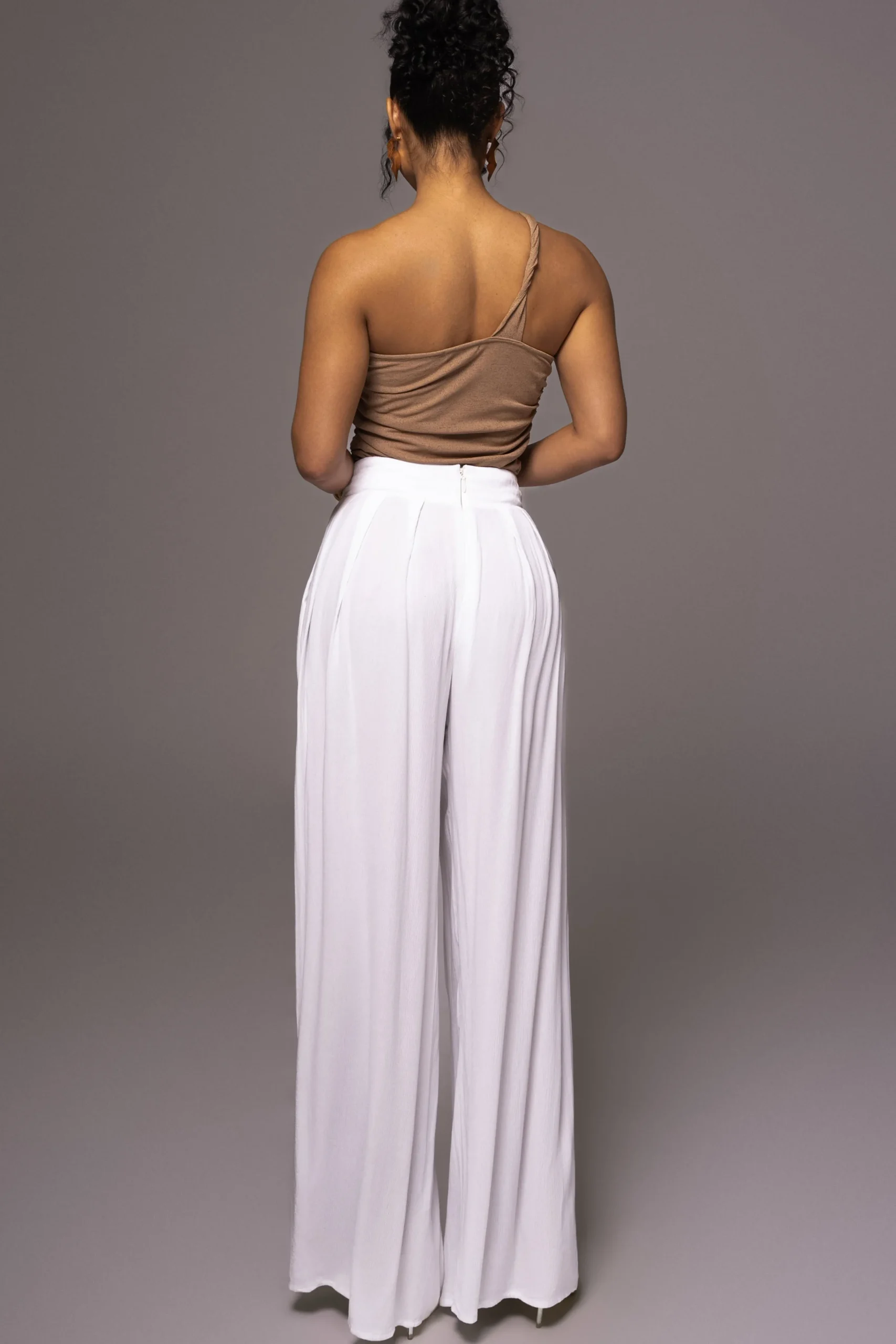 White After Sunset Pleated Pants*JLUXLABEL Fashion