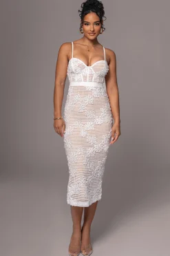 White Angelic Lace Midi Dress*JLUXLABEL Discount