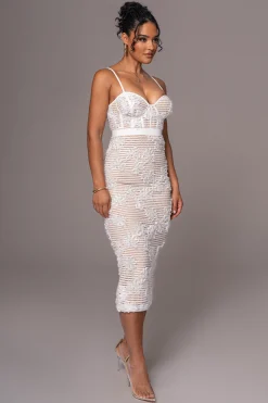White Angelic Lace Midi Dress*JLUXLABEL Discount