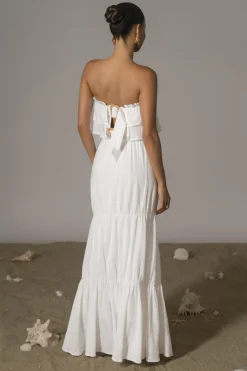 White By The Sea Skirt Set*JLUXLABEL Discount