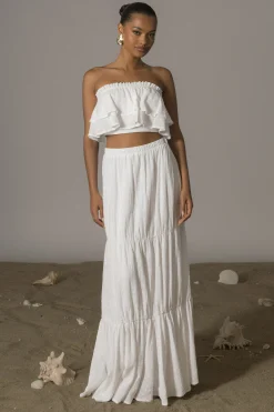 White By The Sea Skirt Set*JLUXLABEL Discount