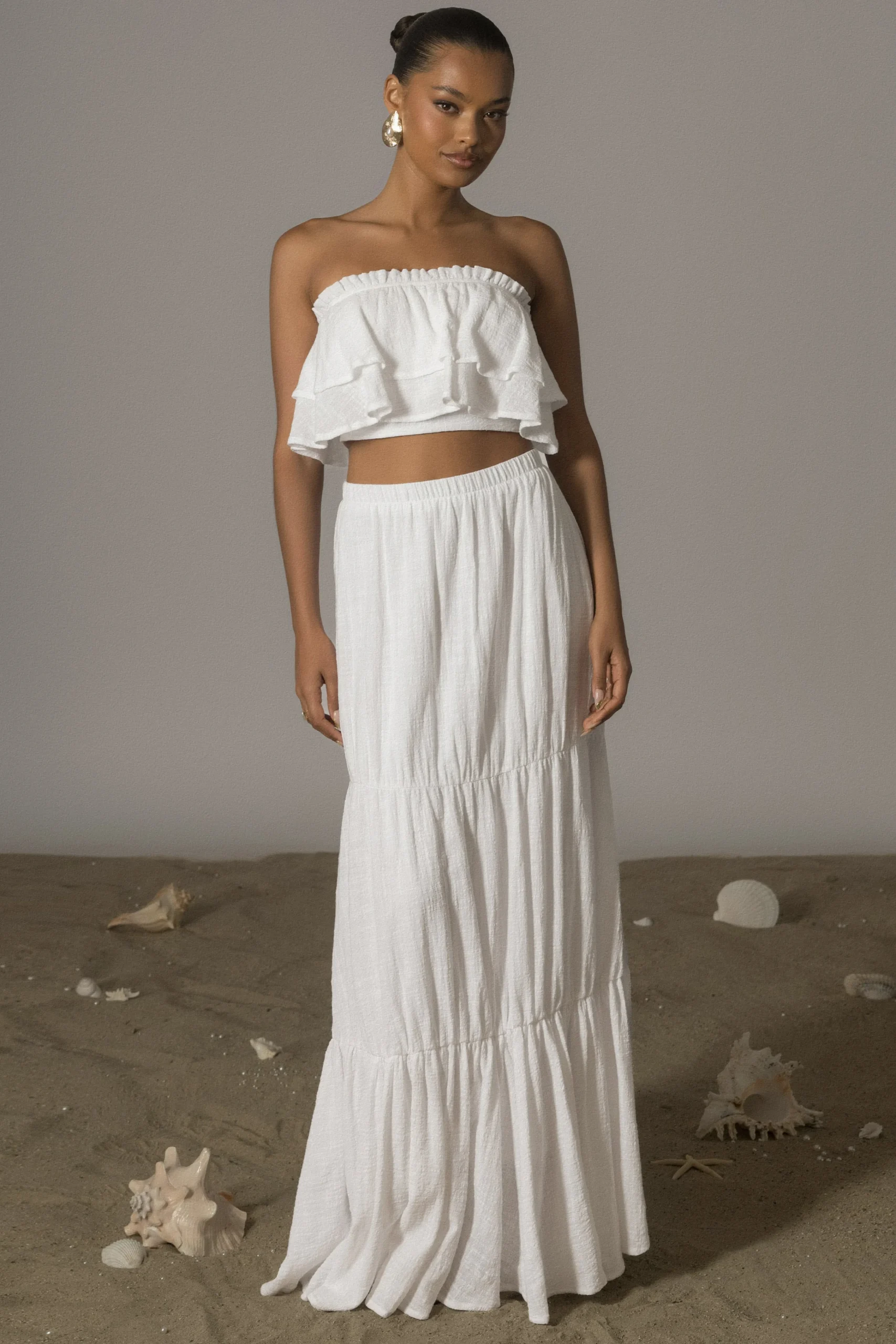 White By The Sea Skirt Set*JLUXLABEL Discount