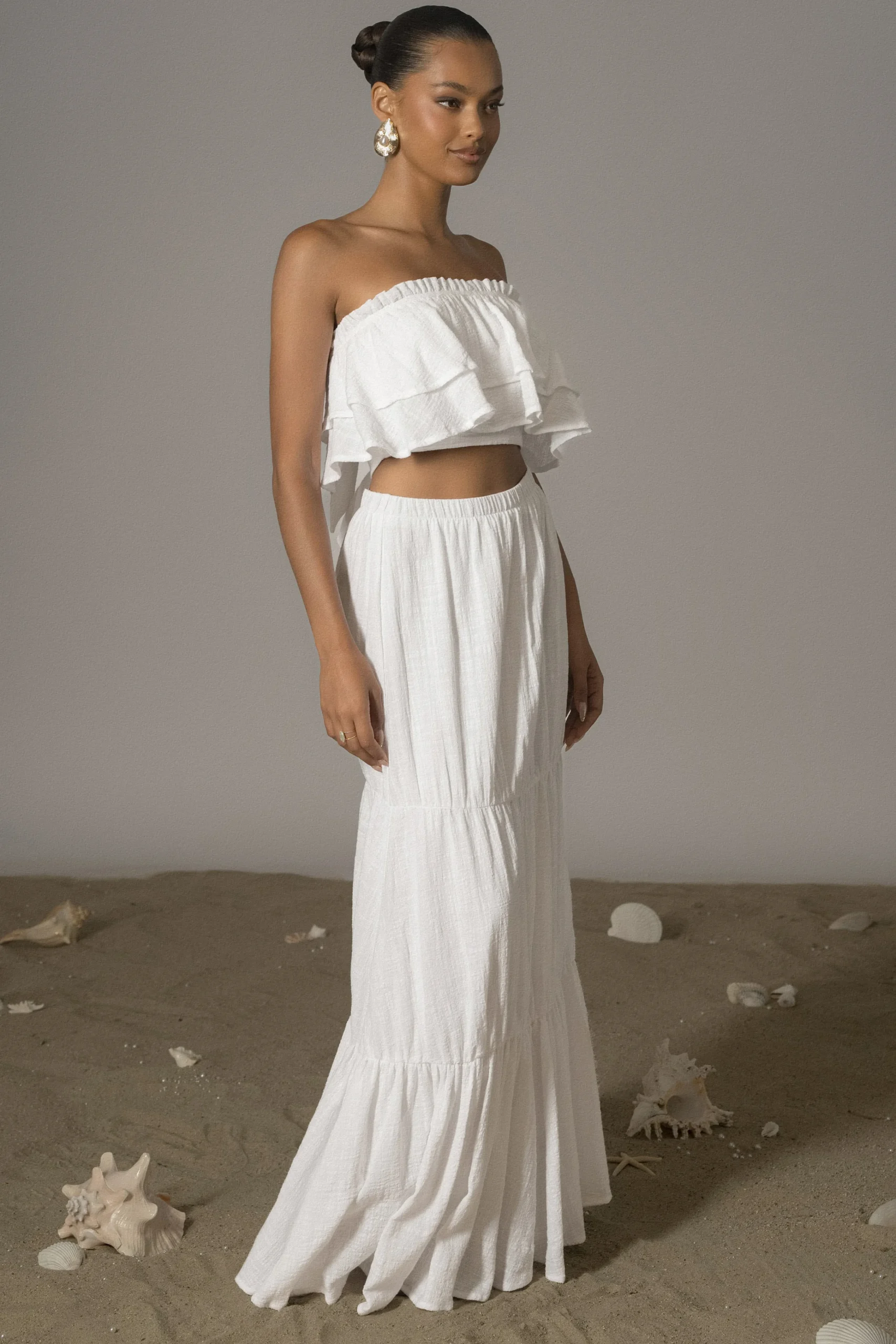 White By The Sea Skirt Set*JLUXLABEL Discount