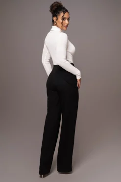 White Carli Turtle Neck Top*JLUXLABEL Fashion