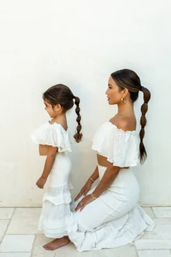 White Emily Ruffled Skirt Set*JLUXLABEL Fashion