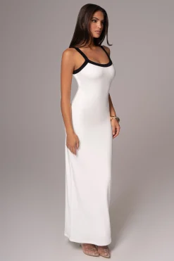 White Francesca Contrast Maxi Dress*JLUXLABEL Hot
