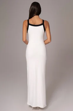 White Francesca Contrast Maxi Dress*JLUXLABEL Hot