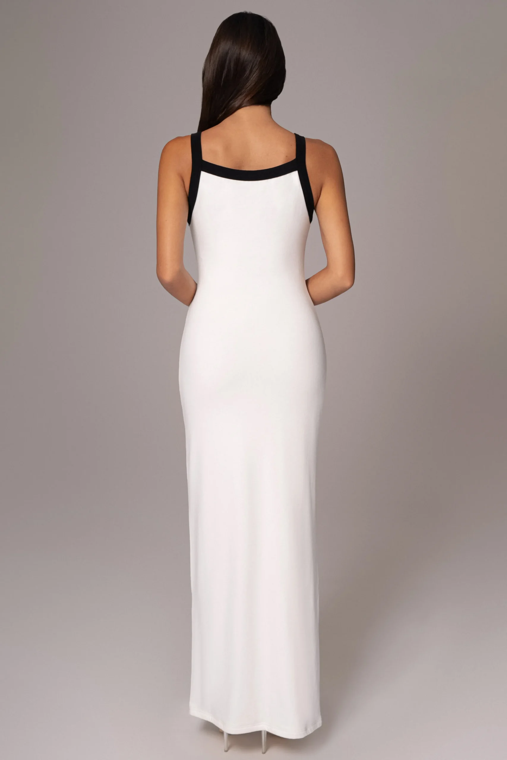 White Francesca Contrast Maxi Dress*JLUXLABEL Hot