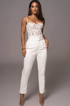 White Grecia Lace Bustier Top*JLUXLABEL Sale