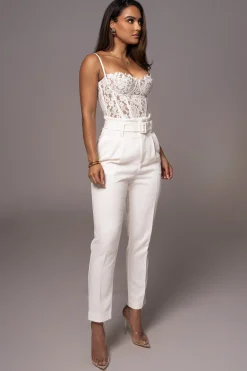 White Grecia Lace Bustier Top*JLUXLABEL Sale