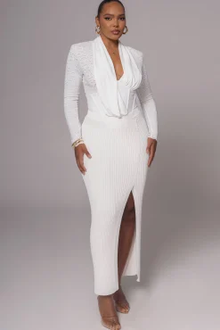 White Lace Corset Bodysuit*JLUXLABEL New