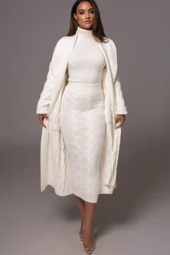 White Stepping Out Sweater Cardigan*JLUXLABEL Best
