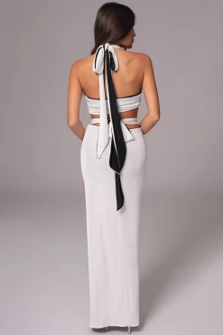 White/Black Venus Reversible Skirt Set*JLUXLABEL Sale