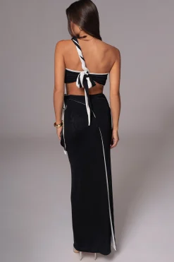 White/Black Venus Reversible Skirt Set*JLUXLABEL Sale