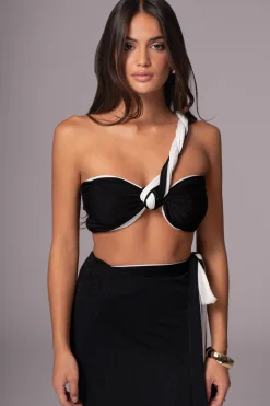 White/Black Venus Reversible Skirt Set*JLUXLABEL Sale